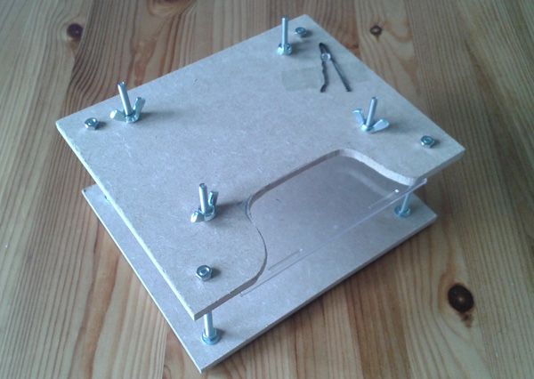 view of microscope stand